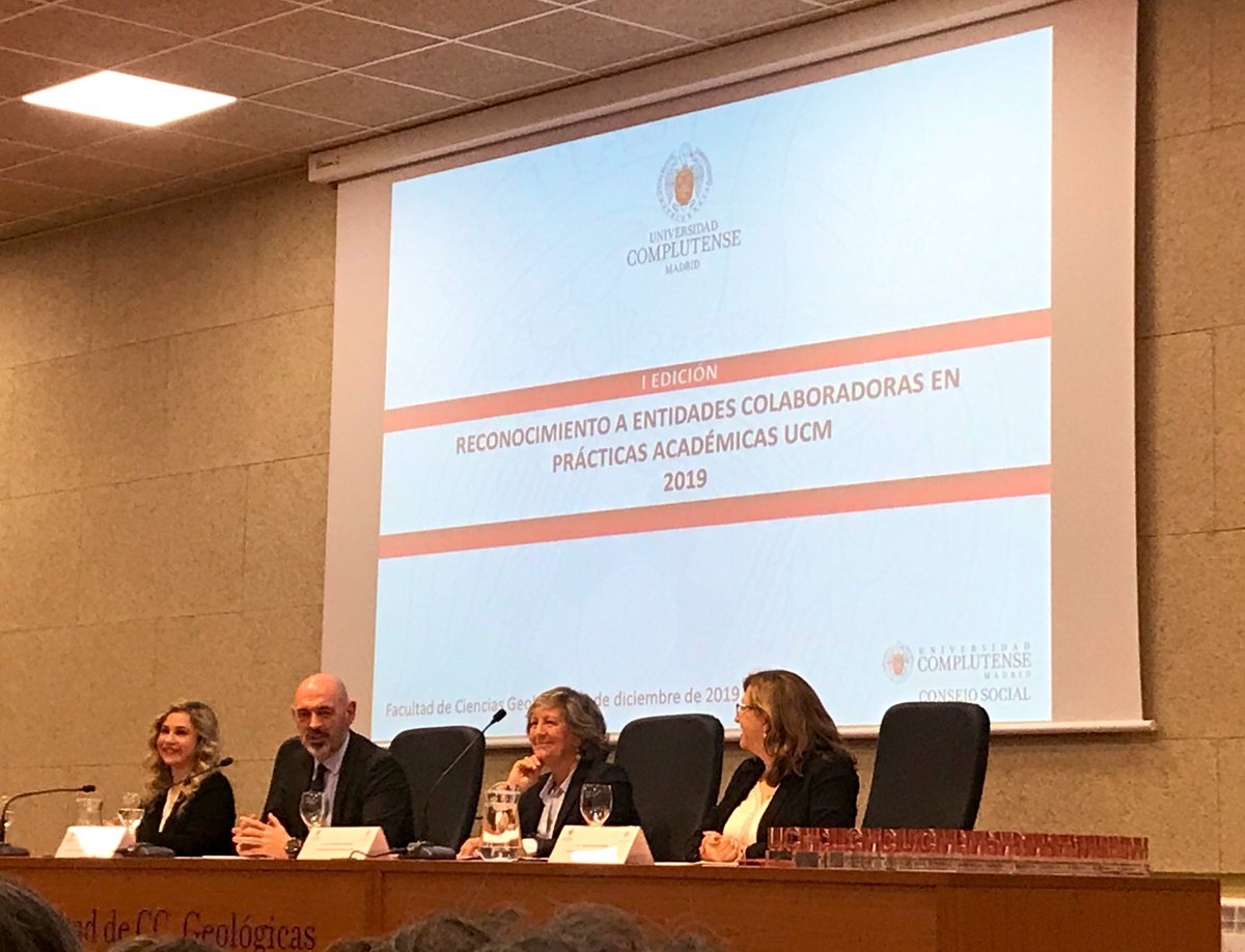 Hoy recibimos el reconocimiento de la UCM a entidades colaboradoras en prácticas académicas 2019 #Hotelatelier #Talento #learning #Buenaspracticas #GPTW #RSC #UCM