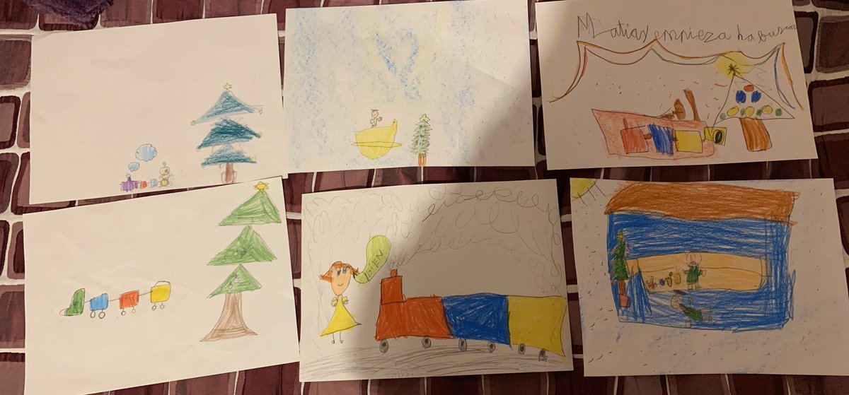 teresasd99's tweet photo. Hoy le he leído a los alumnos el cuento de “Cuando a Matías le entraron ganas de hacer pis en la noche de Reyes” y posteriormente han realizado un dibujo de cómo se imaginaban su escena favorita @MaraLuisaMoren8 #Prácticas3B2019 https://t.co/qPr6KhdaCw