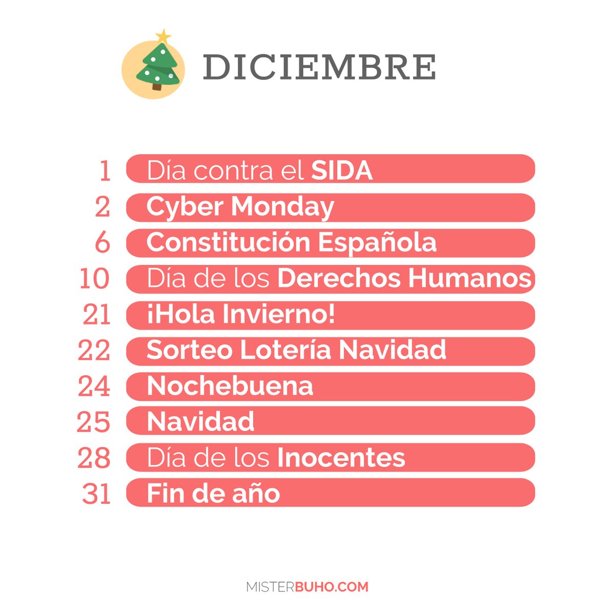 ¡Diciembre! 🎄⁣⁣ ¡Bienvenido seas, duodécimo y último mes del año en el calendario gregoriano!⁣⁣
⁣⁣⁣⁣
📅 Nosotros somos muy, pero que muy fans, del día 28… ⁣⁣
⁣⁣
¿Y tu? ¡Explícanos tu mejor día de los #SantosInocentes! 🤭⁣⁣
⁣⁣
#misterbuho #barcelona #santceloni