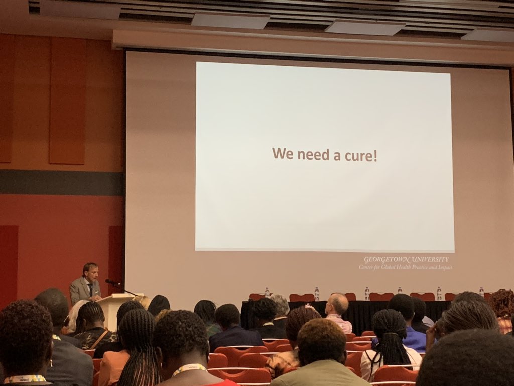 GU_CGHPI's tweet photo. Our Co-Director Mark Dybul kicks off the session on “Laying a Foundation for an HIV Cure in Africa” @ICASA2019Rwanda #HCCAP #HIVCure https://t.co/kmIU4l1wTa