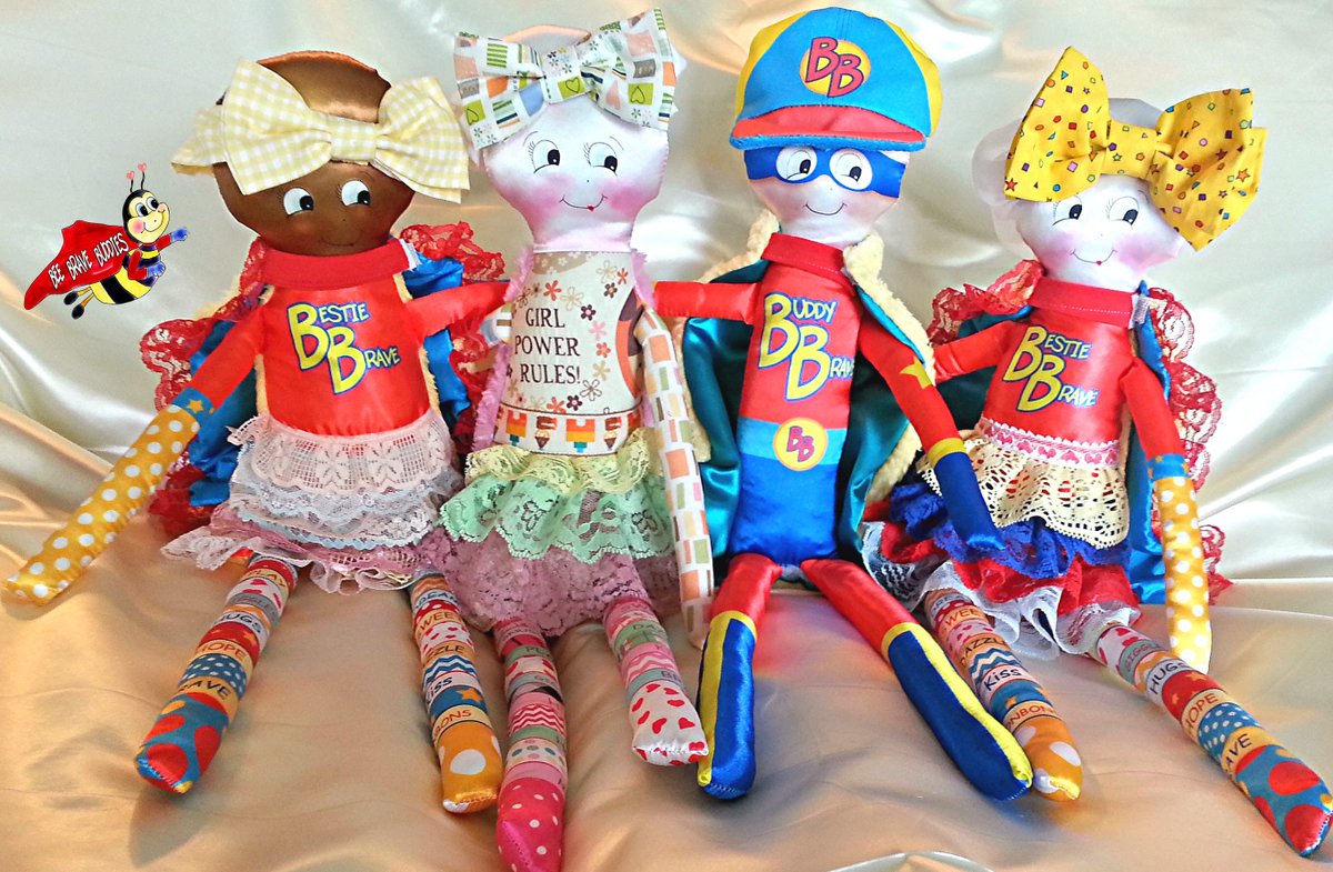 Put big smiles on the faces of children battling cancer around the world. Donate big or small, today, Giving Tuesday, so our nonprofit Bee Brave Buddies can reach the goal of gifting hospitals around the world with big boxes of our silky soft bald dolls!  facebook.com/donate/3349843…