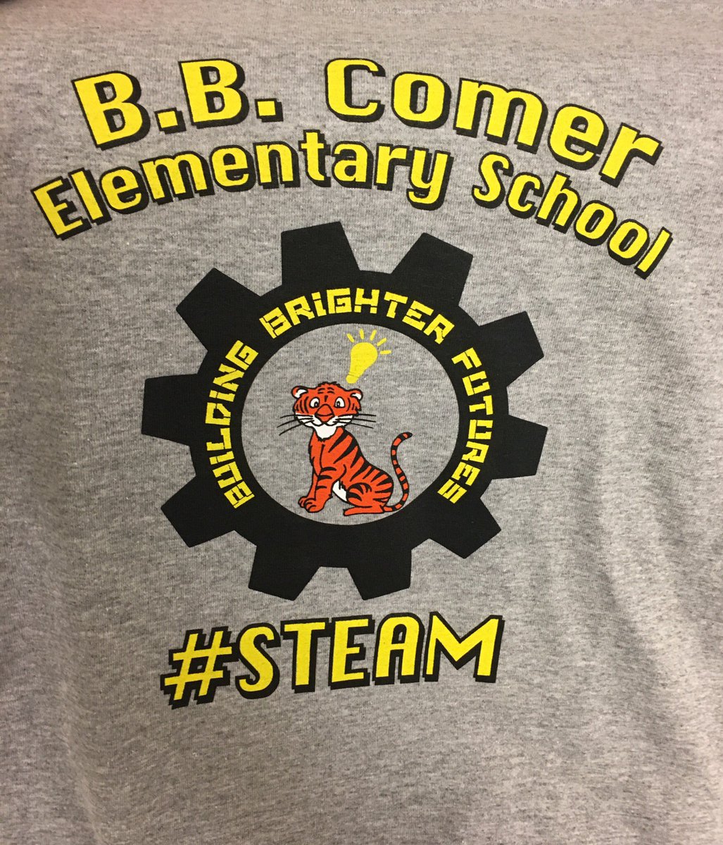 jsharbin1's tweet photo. Can you believe these t-shirts were designed by 3rd graders? We have some very talented graphic designers here @BBCMES! #BBCESSTEAM #PuttingTheAinSTEAM #TheLightbulbLab @TCBOE https://t.co/Do3soD7GJt