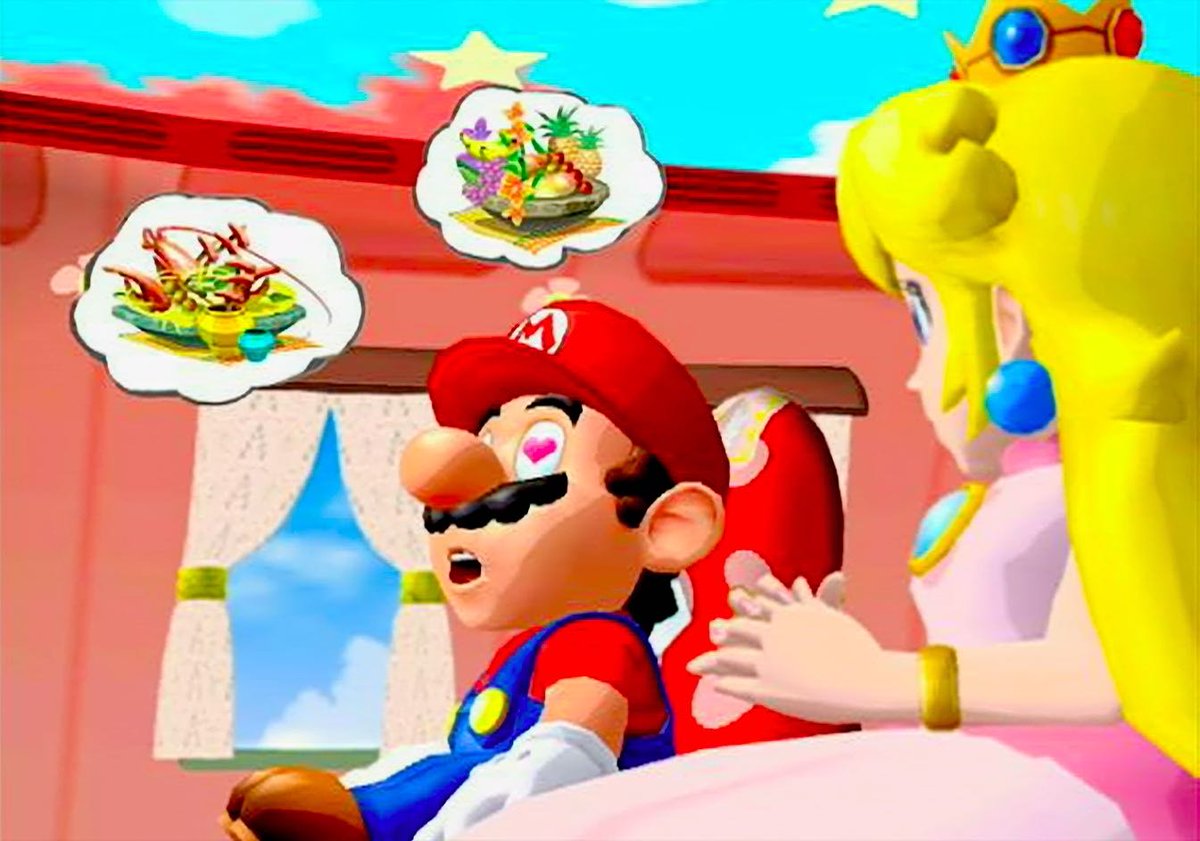 Anthony On Twitter Does Anyone Remember That Moment In The Super Mario Sunshine Intro Where Mario Creamed His Overalls Over Succulent Seafood Https T Co Msinzgrdkn Twitter