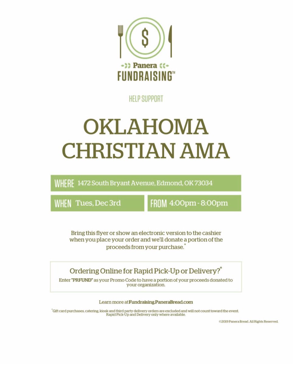 Eat bread and get money (for the AMA)! Show this flyer at checkout.