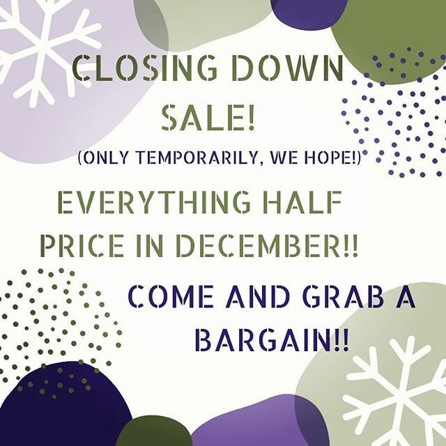 ***Some sad news*** Our lease in the Hidden Lane expires at the end of the year, and we have decided not to renew it. The Lane was never going to be our permanent home, and after two years here it is time to move on. We do not currently have new premises… ift.tt/2P92fk9