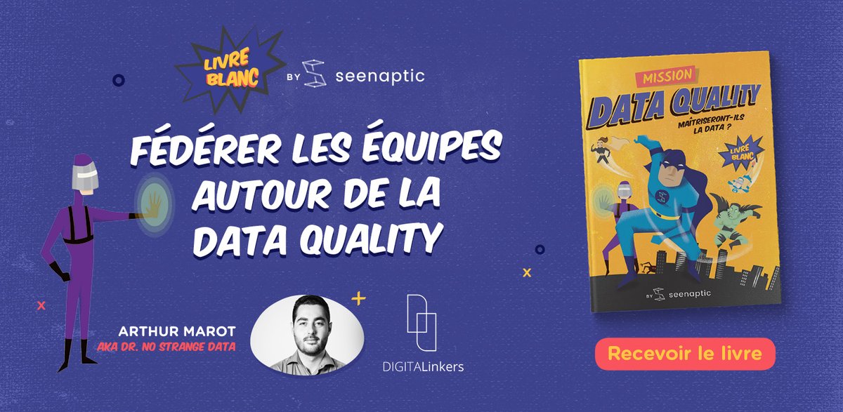 A_Marot's tweet photo. Mon article "Fédérer les équipes autour de la data quality" est dans le livre blanc "Mission Data Quality"

► https://t.co/TTrEJ0Dhno

#dataquality #data #livreblanc #digitalanalytics https://t.co/0NrZ0IxTnS