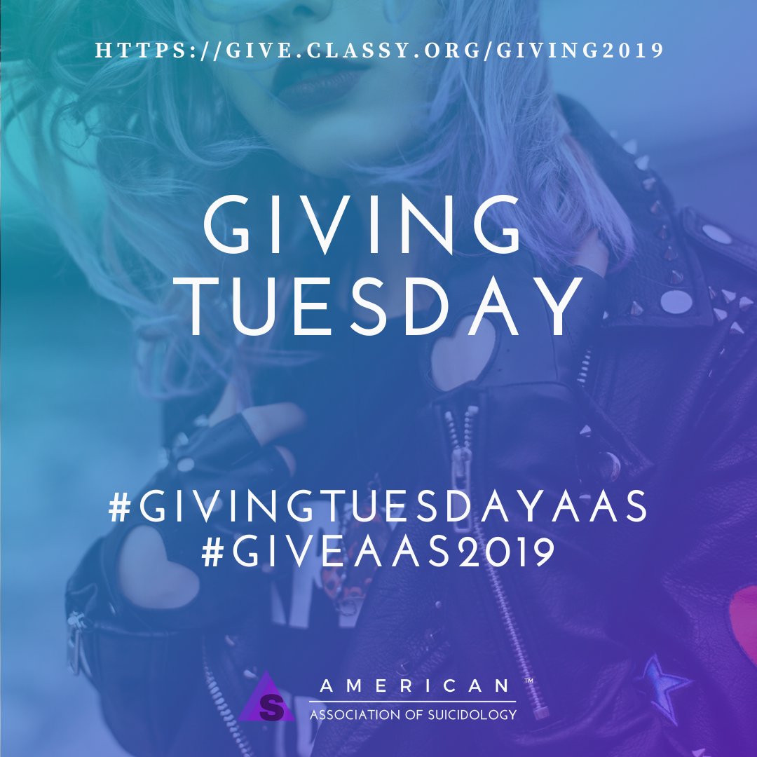 Suicide is the 10th leading cause of death in the U.S. but not funded accordingly. Suicide prevention is everyone's business and we should be supporting it like the #epidemic that it is. Give today: give.classy.org/giving2019 #GiveAAS2019 #GivingTuesdayAAS