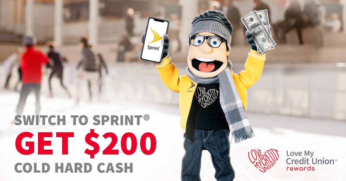 FirstmarkCU's tweet image. Get up to $200 #cash when you #SwitchToSprint. Plus, $100 loyalty reward every year. That's #ColdHardCash this #winter. What are you waiting for? #LoveMyCUrewards bit.ly/2QdC7Z8