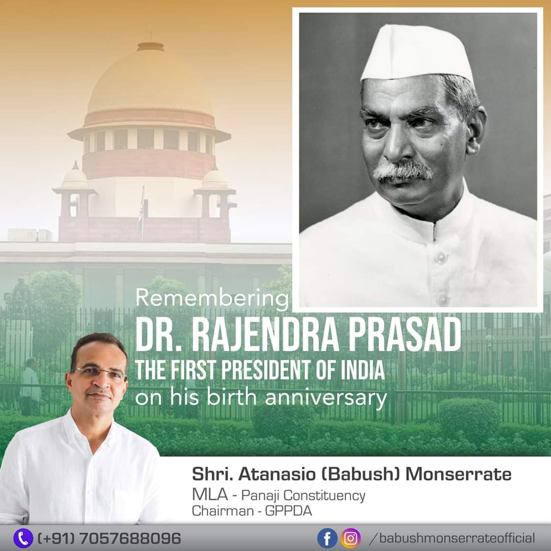 I pay my tributes to the First President of India, #DrRajendraPrasad on his birth anniversary today. His simplicity and humility made him a leader of the masses.