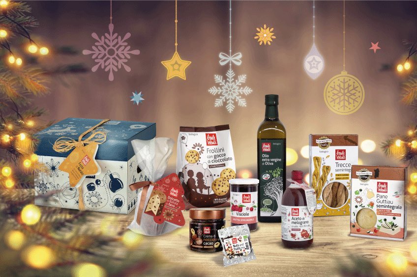 🎄Volete trascorrere un #Natale all’insegna del #biologico? 
🎁 Scoprite le golosità che #BauleVolante ha pensato per voi nella cesta “Festa di Natale”!