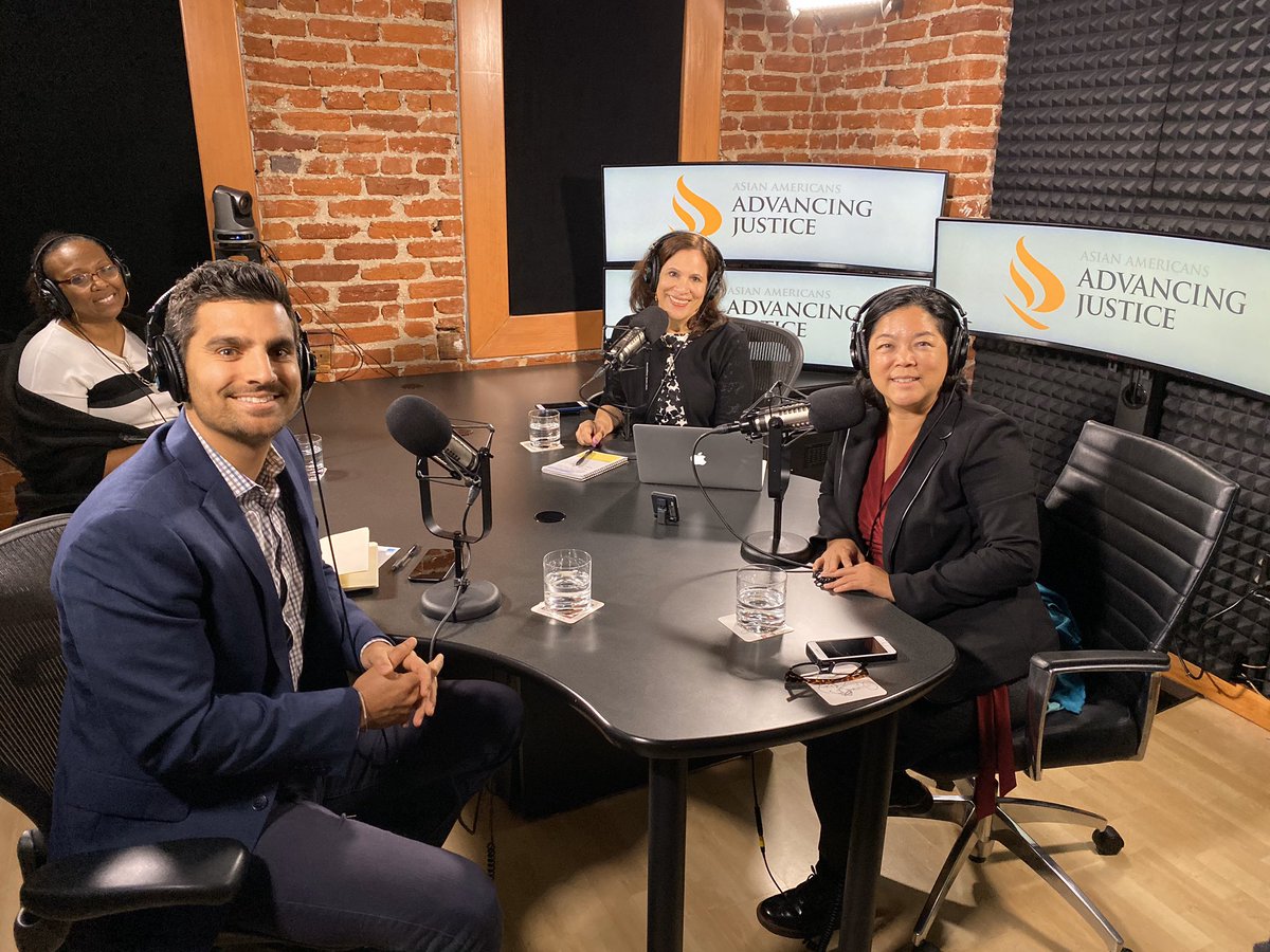 Happy to have <a href="/AAAJ_AAJC/">Advancing Justice - AAJC</a> in studio today for another episode of <a href="/countONURcensus/">Count On Your Census</a>🎙 Subscribe and catch up on the latest episodes here: podcasts.apple.com/us/podcast/cou…