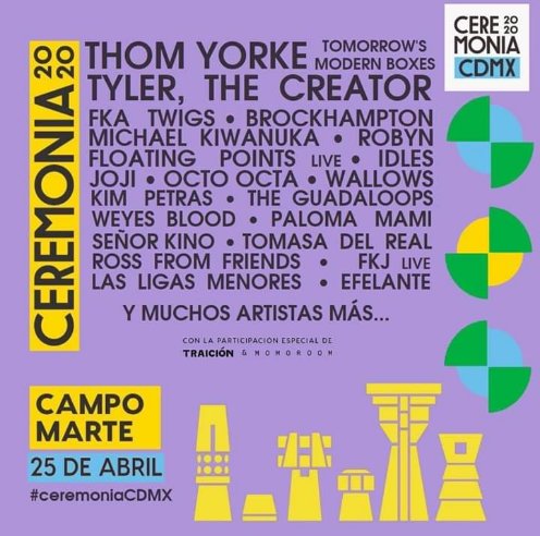 CdIdolos's tweet photo. Breaking News 🗣️

Ya salió el cartel del @CeremoniaFest y trae grandes nombres. A quién les gustaría ver Ídolines?

#Ceremonia
#Ceremonia2020 https://t.co/EG30UnEC1y