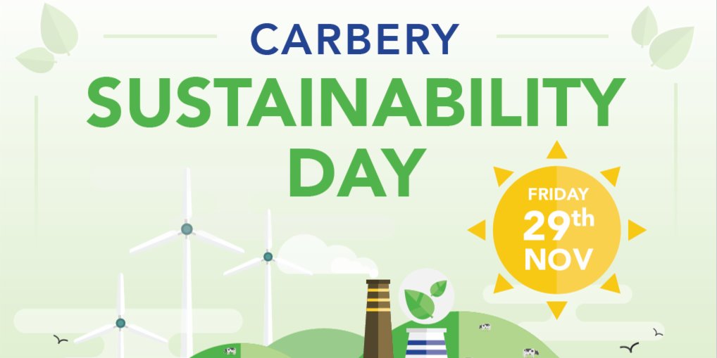 On Friday 29th November we celebrated Sustainability Day on site @CarberyGroup  when employees attended talks on food wastage, energy awareness and learnt more on our own sustainability and water initiatives. 
#Sustainability #Energyawareness #foodwaste