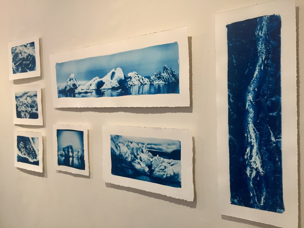 papiersensible's tweet photo. Très belle exposition de cyanotype, magnifique tirages, à voir absolument! Réalisé par le collectif kyano à la galerie "Le 102" situé 102 rue du cherche midi, 75006 Paris. #Iceland https://t.co/F4GSRVlKF8