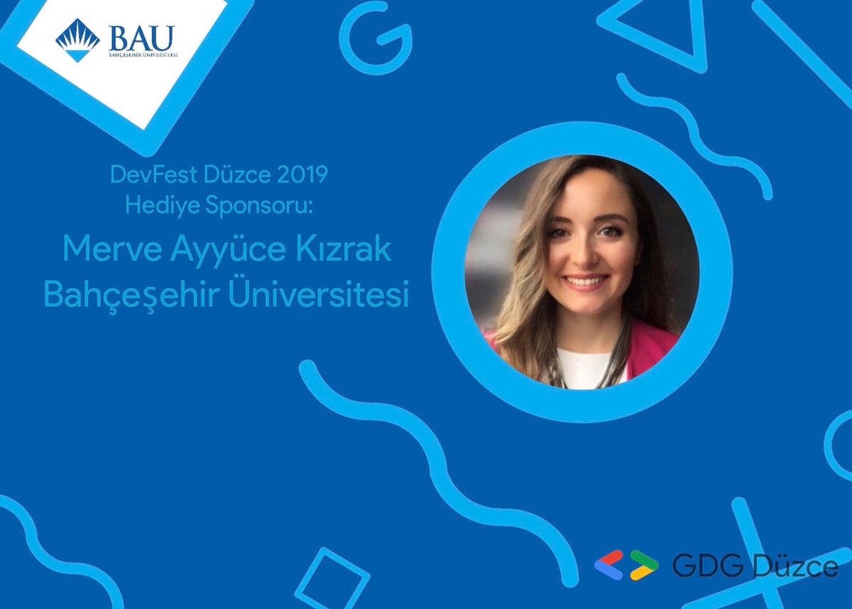 Etkinliğimiz için hediye sponsoru olan  Merve Ayyüce Kızrak'a desteğinden dolayı teşekkür ederiz🎉