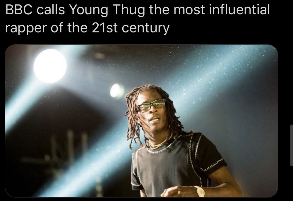thugvis's tweet photo. Young thug at the beginning of the century.

Young thug at the end of the century. https://t.co/I9QMcnGmFX