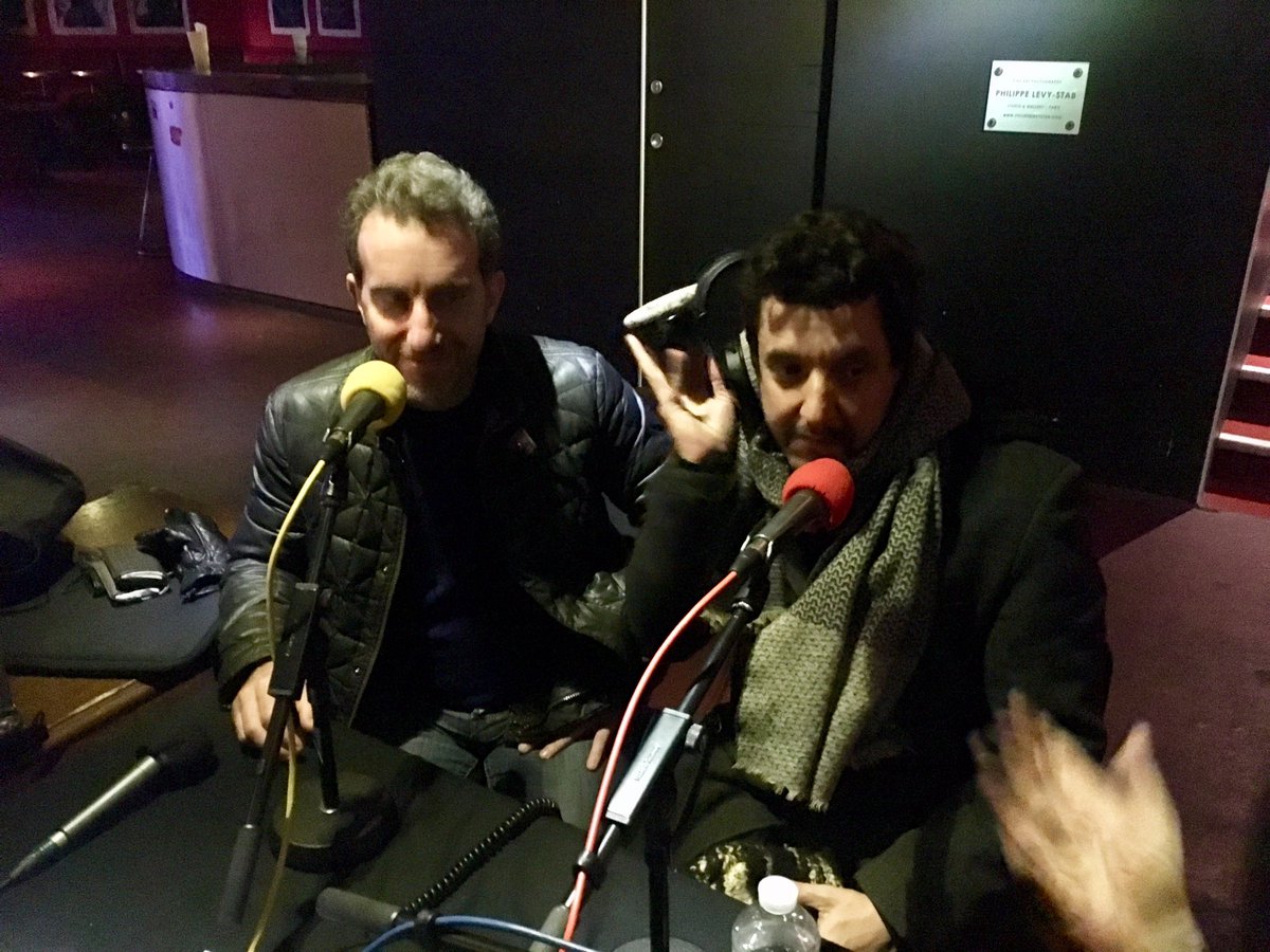 En direct sur radio <a href="/newmorning/">New Morning Paris</a> avant leur concert au festival #Jazznklezmer <a href="/agoldbergjazz/">Aaron Goldberg</a> &amp; <a href="/OmerAvital/">Omer Avital</a> du #YesTrio newmorning.com/radio
