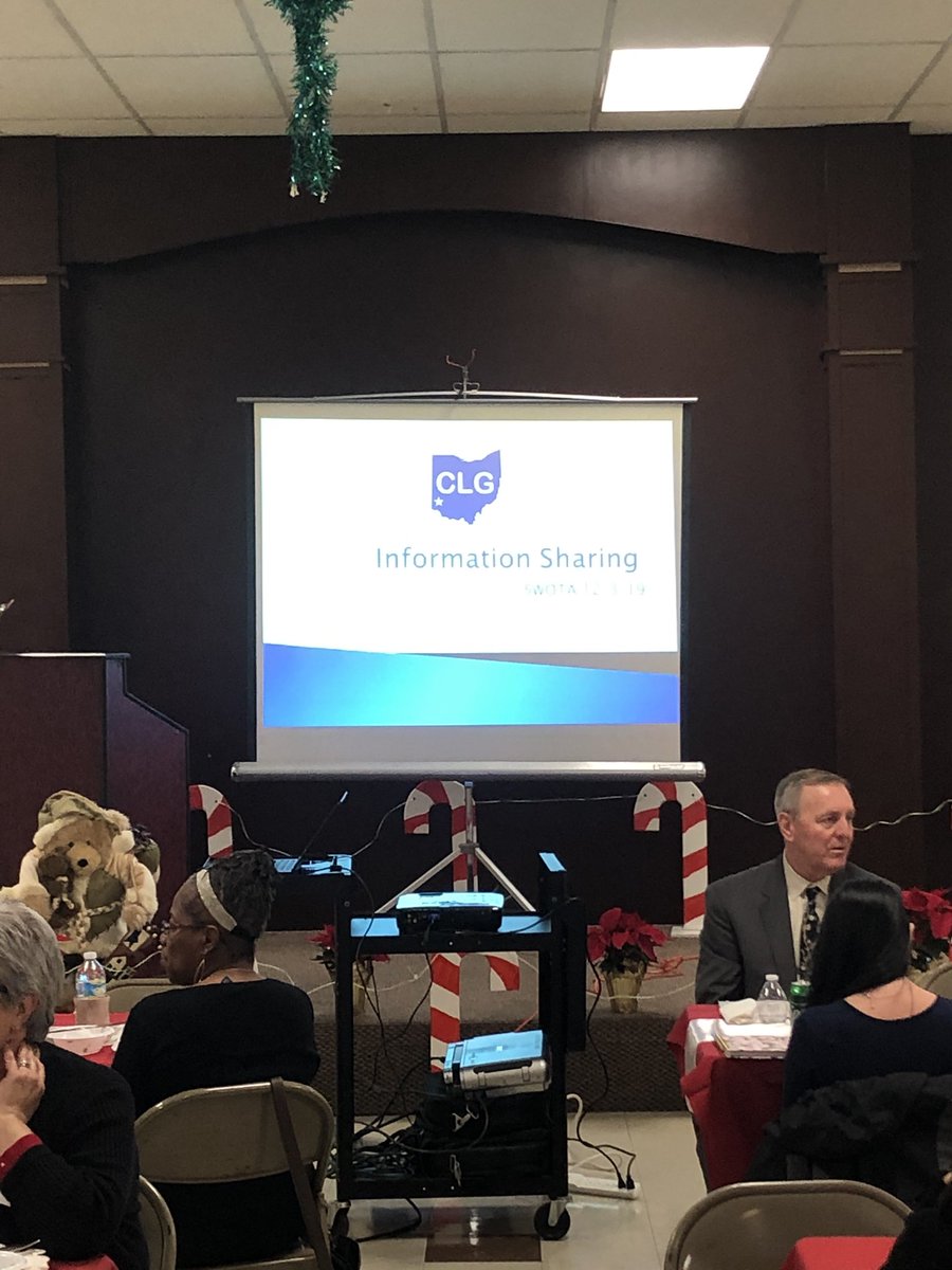 Presenting to the Southwest Ohio Tax Administrators Association (SWOTA). CLG has a large information sharing apparatus, including pay data, benefits, budgets and tax rates. This is available to all CLG member communities.