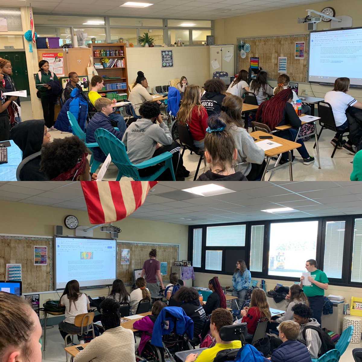 BestBuddiesRW's tweet photo. We had such a great turnout for our first 2019-20 Best Buddies meeting of the year! Plans are in the works for our first Get to Know You event this month! You can still join! #BestBuddies #transform #standardofexcellence #rhs #PHEARCE https://t.co/SRbBUmfB1B