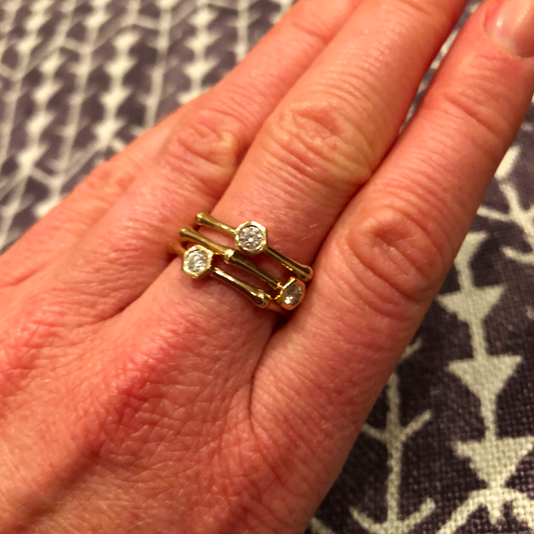 JosieGirlBlog's tweet photo. .@NatoriCompany does it all — bras, undies, robes, towels, sheets, and now FINE JEWELRY! Stop by the blog to check out the amazing Indochine rings I picked up. https://t.co/LuTxxcg6pO https://t.co/OowkLpncit