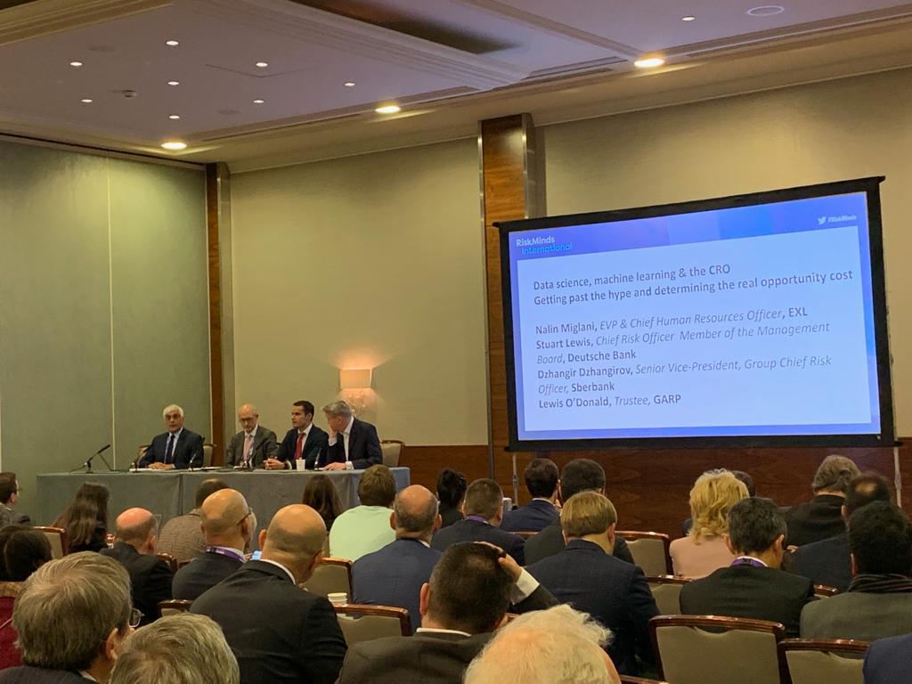 exl_service's tweet photo. We had an engaging panel discussion on #DataScience and #MachineLearning which was moderated by our EVP and CHRO, Nalin Kumar Miglani at #RiskMinds International 2019 in Amsterdam. #DigitalIntelligence #EXLAnalytics #EXLUK https://t.co/71ujN8Lu7I