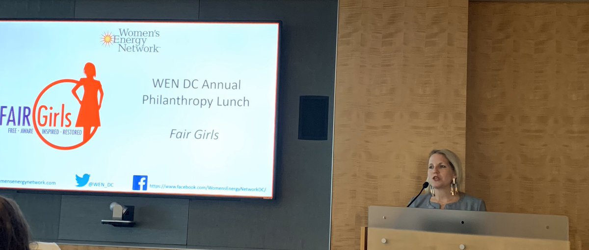 WEN_DC's tweet photo. Proud to hear from @FAIR_Girls Executive Director Erin Andrews at @WEN_DC Philanthropy Luncheon. Great way to end the year and support a good cause, and on #GivingTuesday! https://t.co/vJ9zZwAx6N
