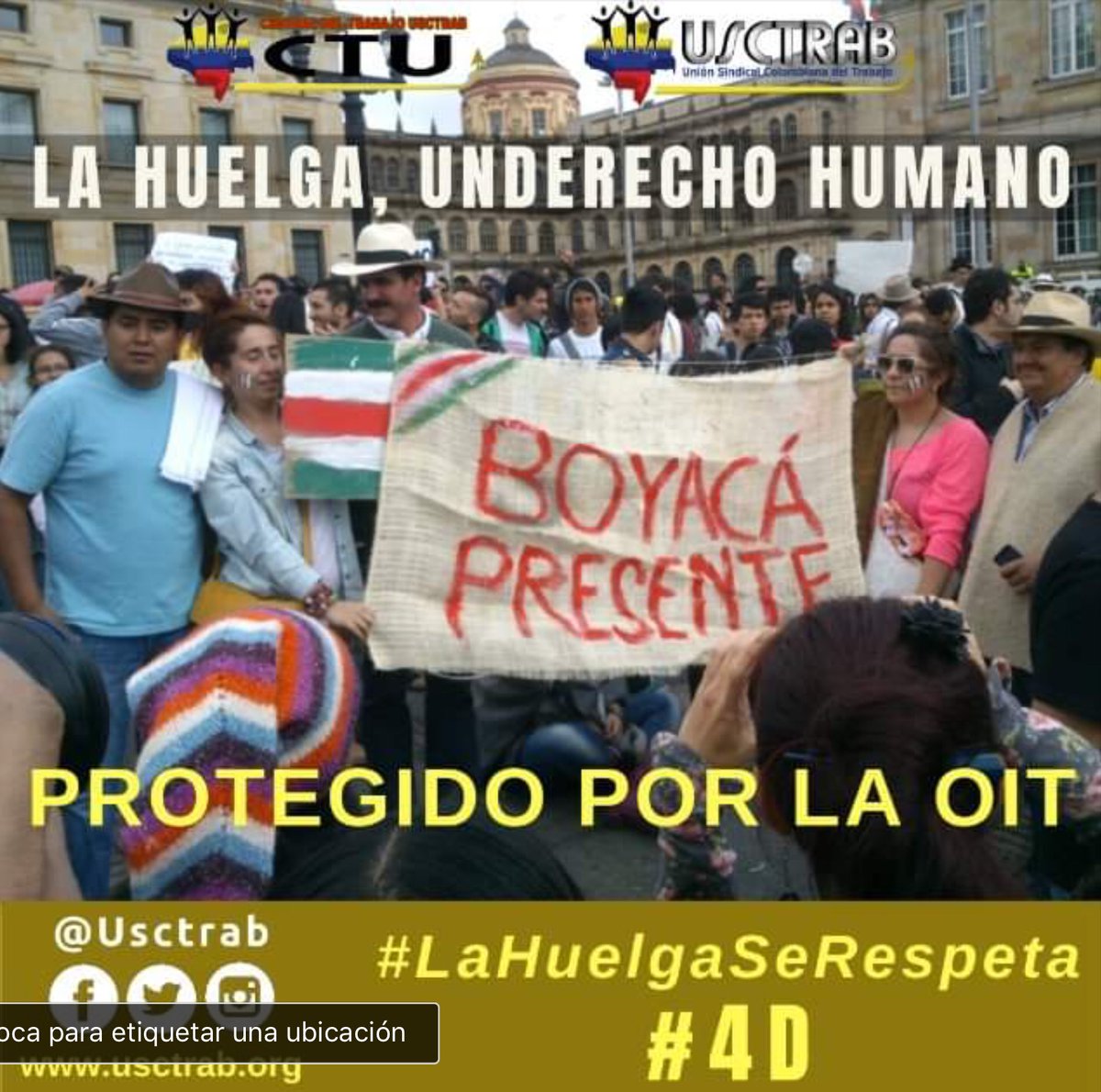 BPanklasta's tweet photo. Somos CTU Usctrab
#LaHuelgaSeRespeta 
@ilo
 
@OITAmericas
 
@CIDH
 
@IntlCrimCourt
 
@ONUHumanRights
 
@ddhhusctrab
 
@usctrab
 
@IvanDuque
 
@MintrabajoCol
 
@FiscaliaCol
 
@PGN_COL
 
@ConsejeriaDDHH
 
@RedMasNoticias
 
@CaracolRadio
 
@BluRadioCo
 
@WRadioColombia https://t.co/wO7aQG7Gk4