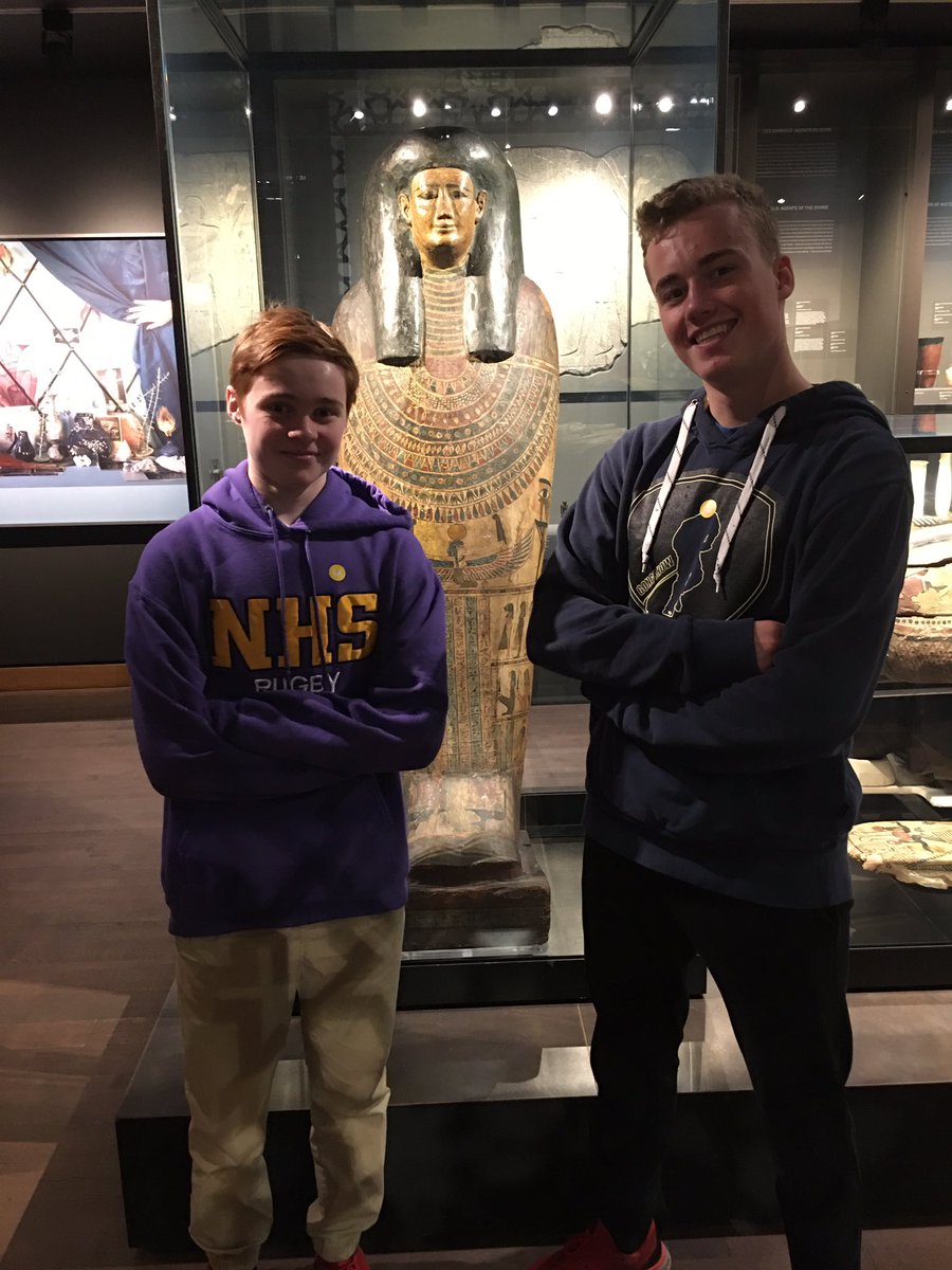 Max_JMag's tweet photo. I’m having a great time in Montreal at the Musée des Beaux Arts! Amazing history field trip. Learning so much! #Egypt #museam. https://t.co/CJUCAFjbTx