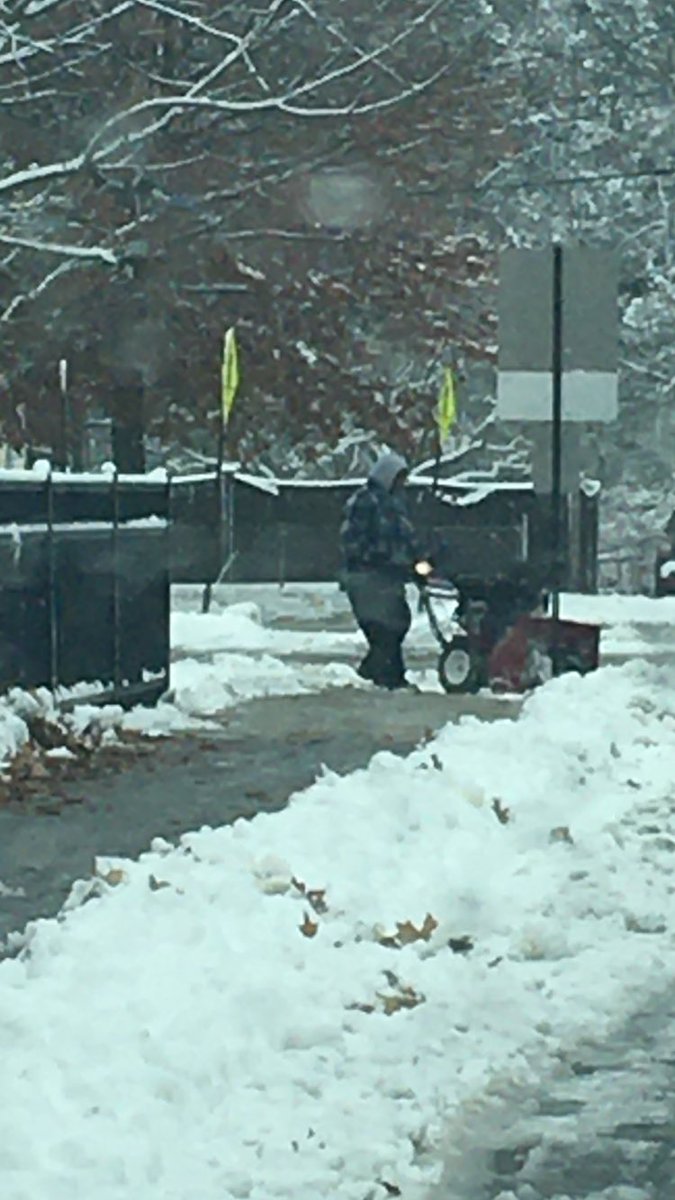 townofmiltonma's tweet photo. Thank you #MiltonMA DPW, Consolidated Facilities, Parks, Cemeteries, Schools, @MiltonPolice, @Mfdlocal1116 , and @FallonAmb staffers for keeping our community safe during our first storm of the season. https://t.co/u8ZQwY5s6v