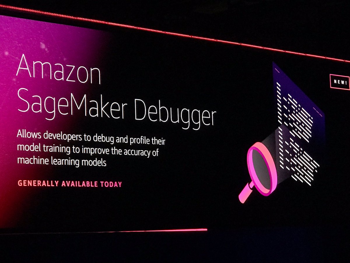 capside's tweet image. Amazon SageMaker Debugger

—
#reInvent2019
#NTTonAWS #capsideAWS
#AWSreinvent2019 #AWS