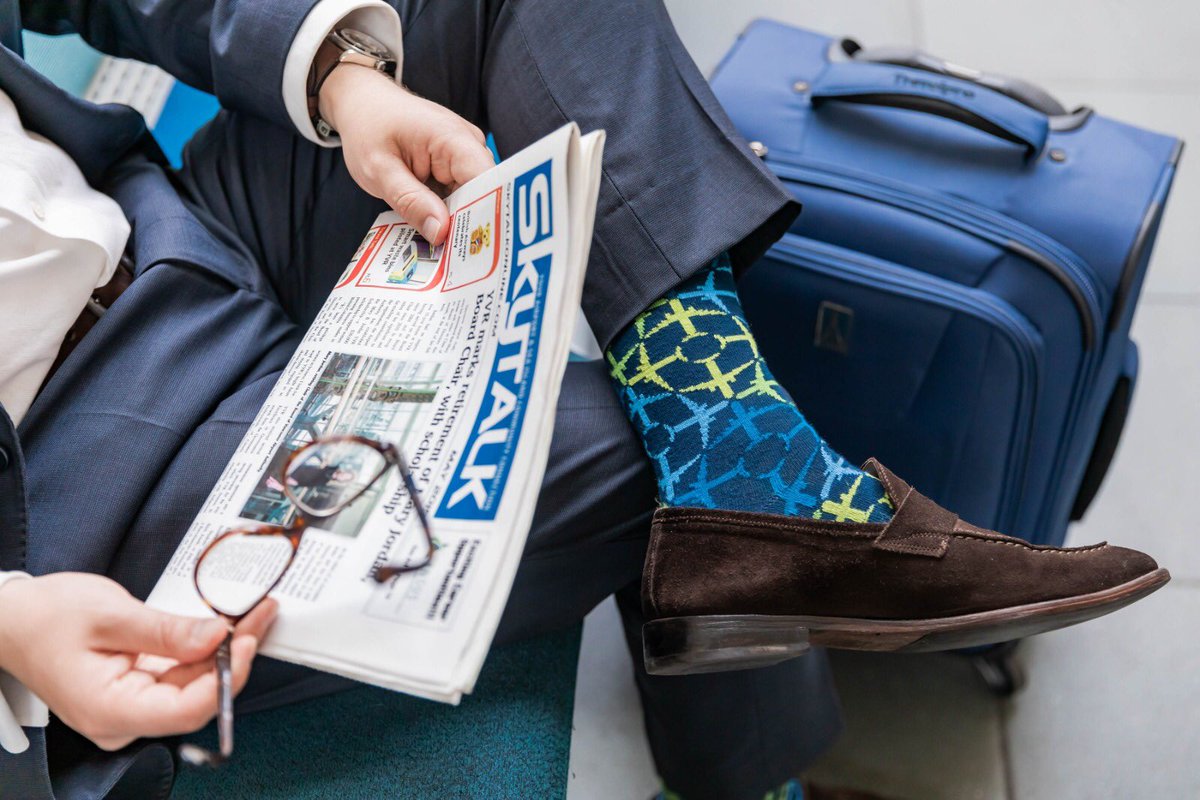 yvrairport's tweet photo. @flyONT @DENAirport @Bradley_Airport @MCO @FlyTPA @CVGairport @ATLairport @Fly_Nashville @FlyYYC @LBAirport Socks for economy, business and first class ππ₯ #AirportTwitter #LookinFly https://t.co/NS2pCe0Xmr