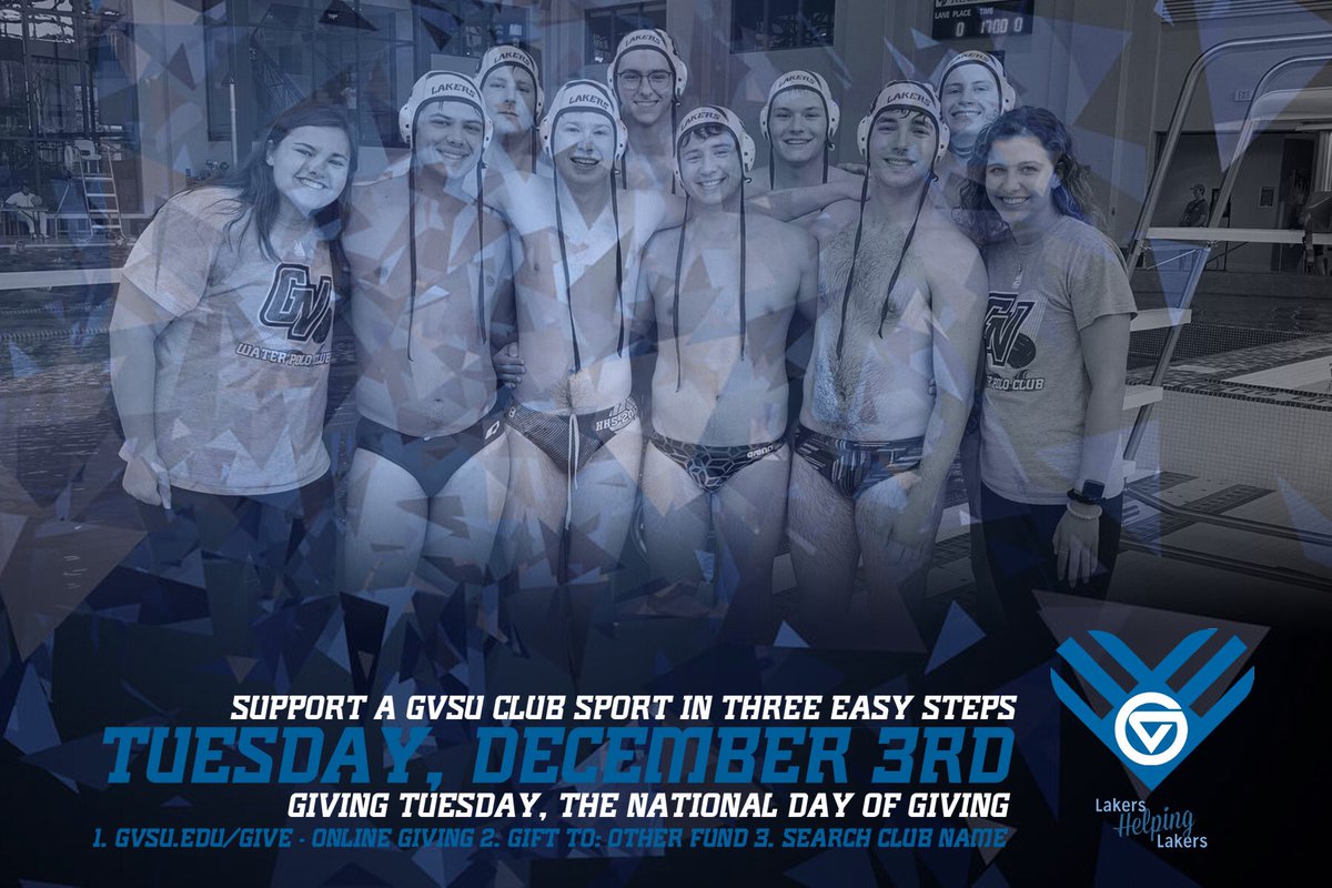 HAPPY GIVING TUESDAY! Please consider donating to our team, every little bit helps!! #GivingTuesday  #AnchorUp ⚓️ use the link below to donate! 👇  

gvsu.edu/giving/give-on…