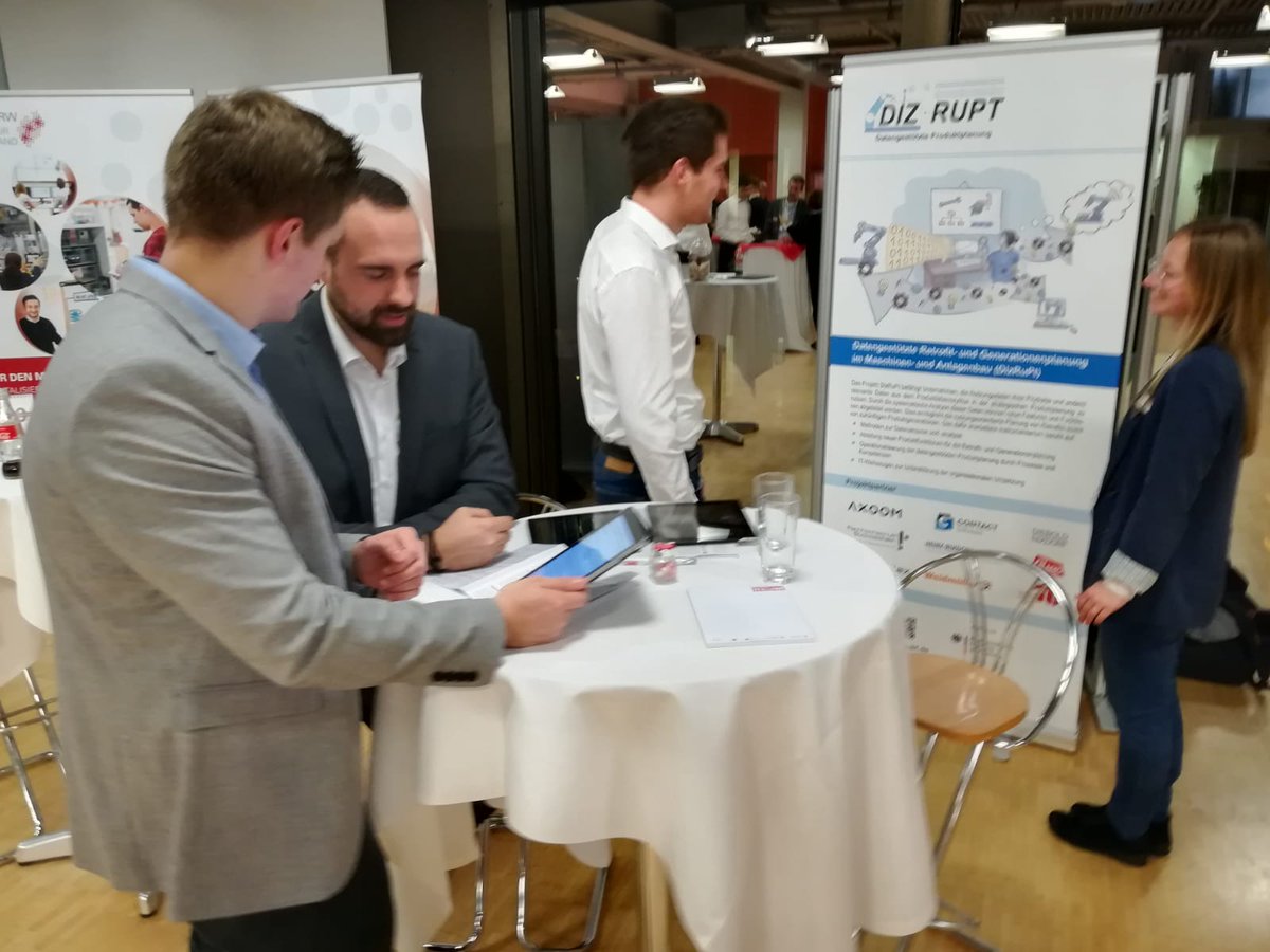 Auch wir sind heute auf der Strategietagung von <a href="/itsOWL_Cluster/">it's OWL</a> mit einem unserer Projekte vertreten. Vielen Dank für den wertvollen Input zu den Potentialen der datengestützten Produktplanung. Mehr Informationen zu DizRuPt gibt's auf dizrupt.de #ASE #Produktplanung