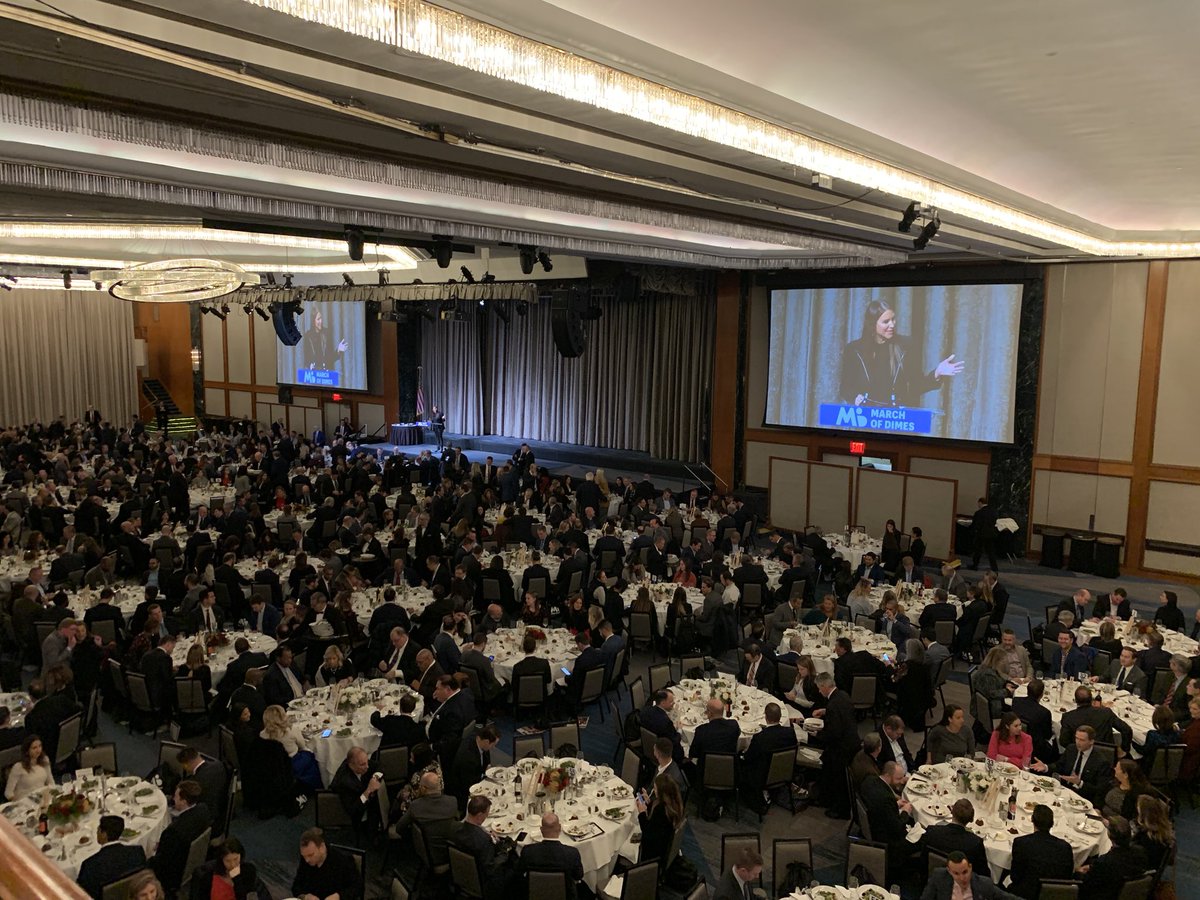 Thanks to the generosity of the sports & media communities, today’s event will raise over $1M for the fight to reduce premature birth, affecting almost 21,000 babies born in New York last year alone. #SportsLuncheonNY