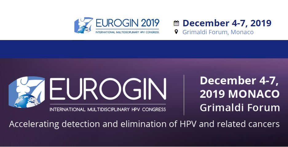 Excited for our colleagues to be attending #EUROGIN2019 in #Monaco this year! Looking forward to the great program ahead led by international clinicians and scientists dedicated to the field of HPV related diseases. @EUROGINHPV #HPV #hpvcancer #cancerresearch #cervicalcancer