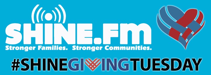 We are now HALFWAY through Giving Tuesday! We are so, so thankful for all who have given so far and can't wait to see how your generosity will bring hope to others -- thank you! If you are wanting more information on how to give, visit gofund.shine.fm 💙