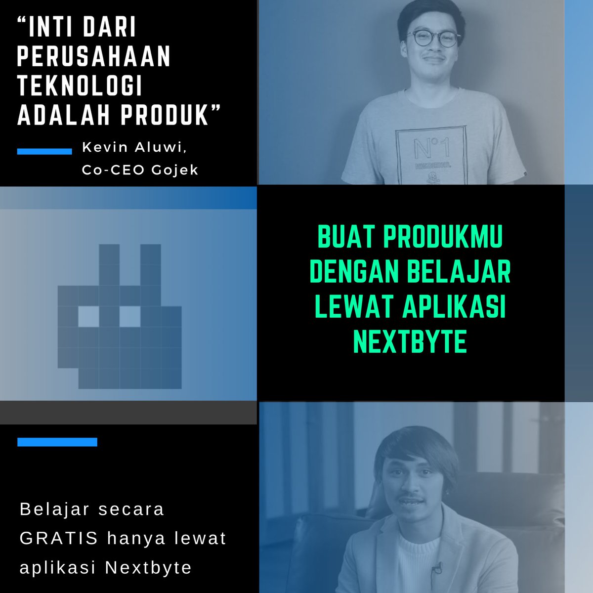 nextbyteco's tweet image. Jutaan orang tidak menyadari belajar coding JavaScript, algoritma sampai machine learning bisa didapatkan secara gratis dengan aplikasi Nextbyte. Download aplikasi Nextbyte di Google Play sekarang juga!

play.google.com/store/apps/det…

 #generasimelekdigital #belajar #coding #indonesia