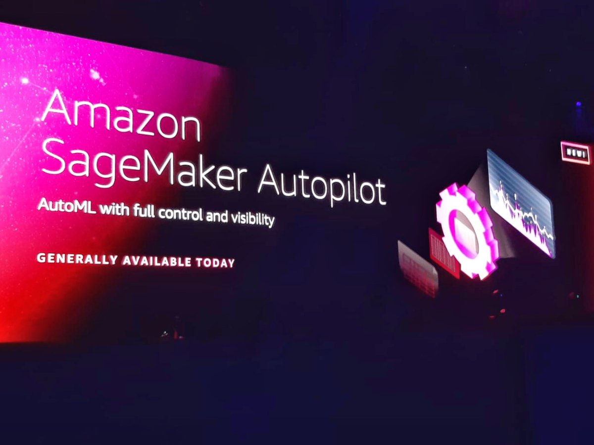 capside's tweet image. Amazon SageMaker Autopilot 

—
#reInvent2019
#NTTonAWS #capsideAWS
#AWSreinvent2019 #AWS