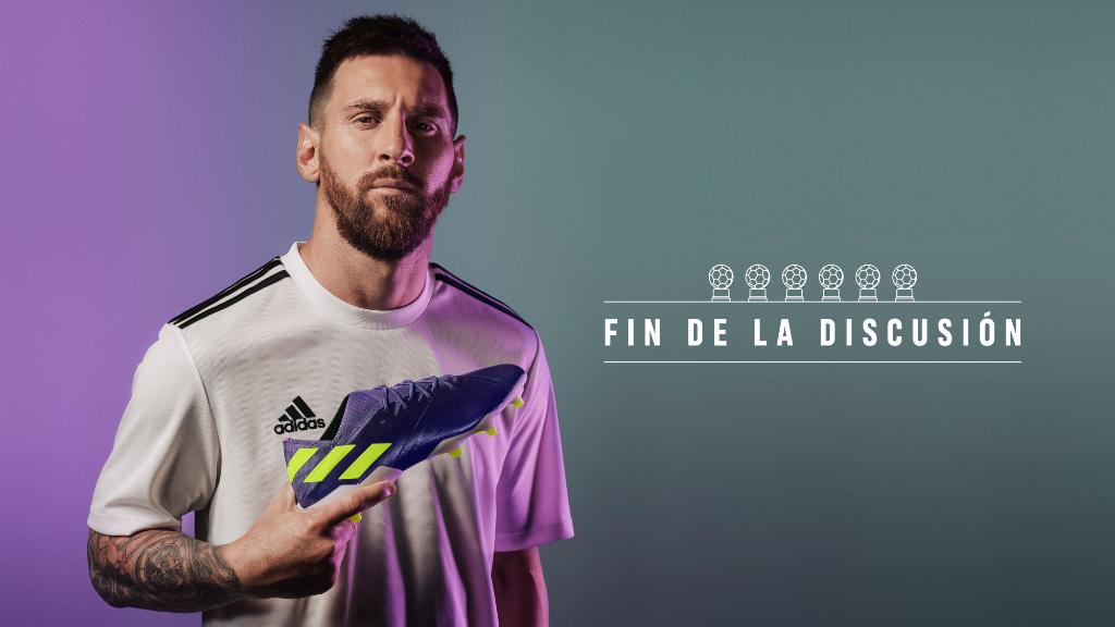 Invictos Twitter: "Los que lanzó adidas tras el sexto Balón de Oro de Lionel Messi. "Fin de la discusión". NEMEZIZ 19.1. https://t.co/91wczkI3bc" / Twitter
