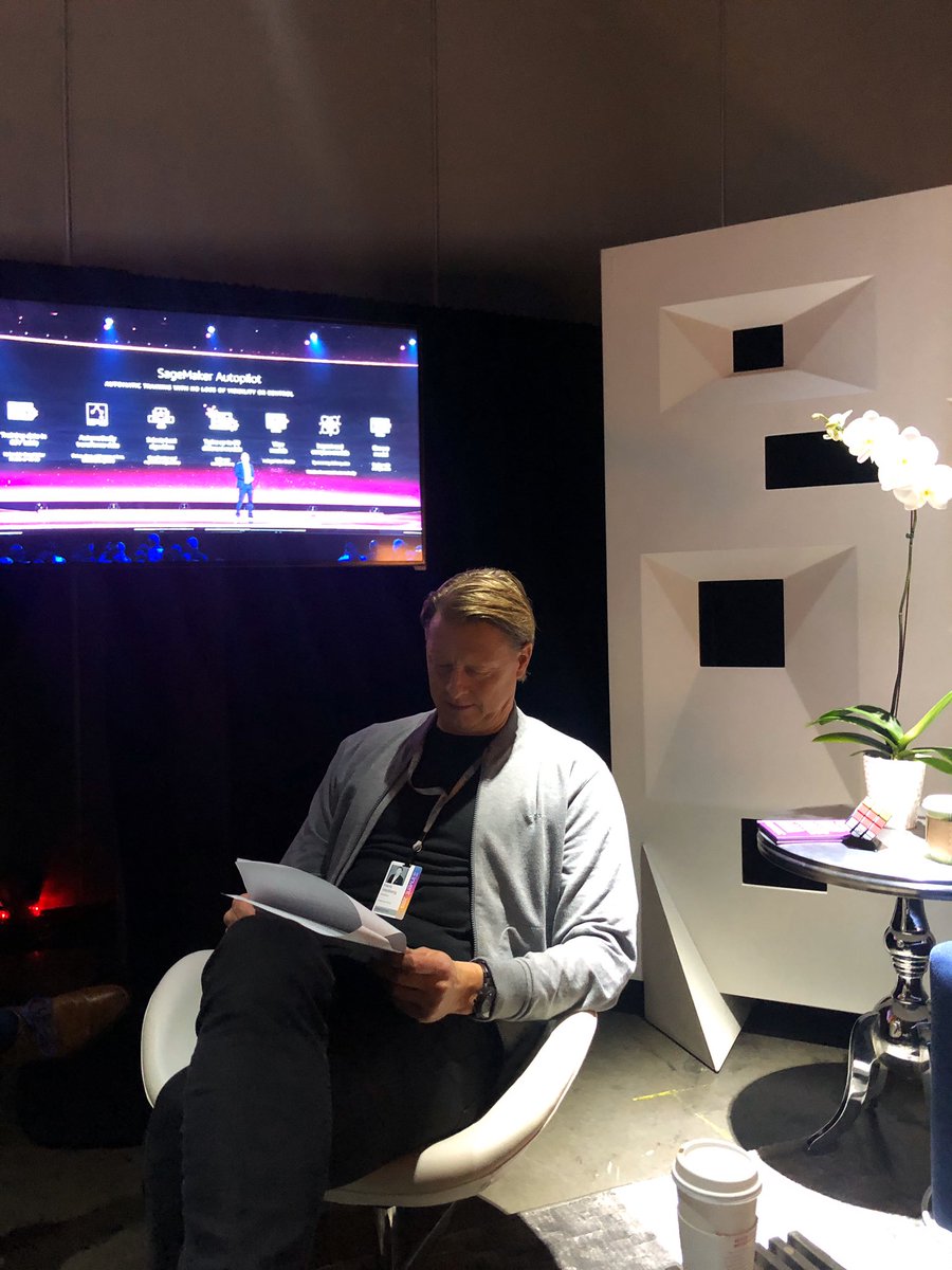 Backstage at <a href="/AWSreInvent/">AWS re:Invent</a>. Hope you’re on the edge of your seats - something big is coming.