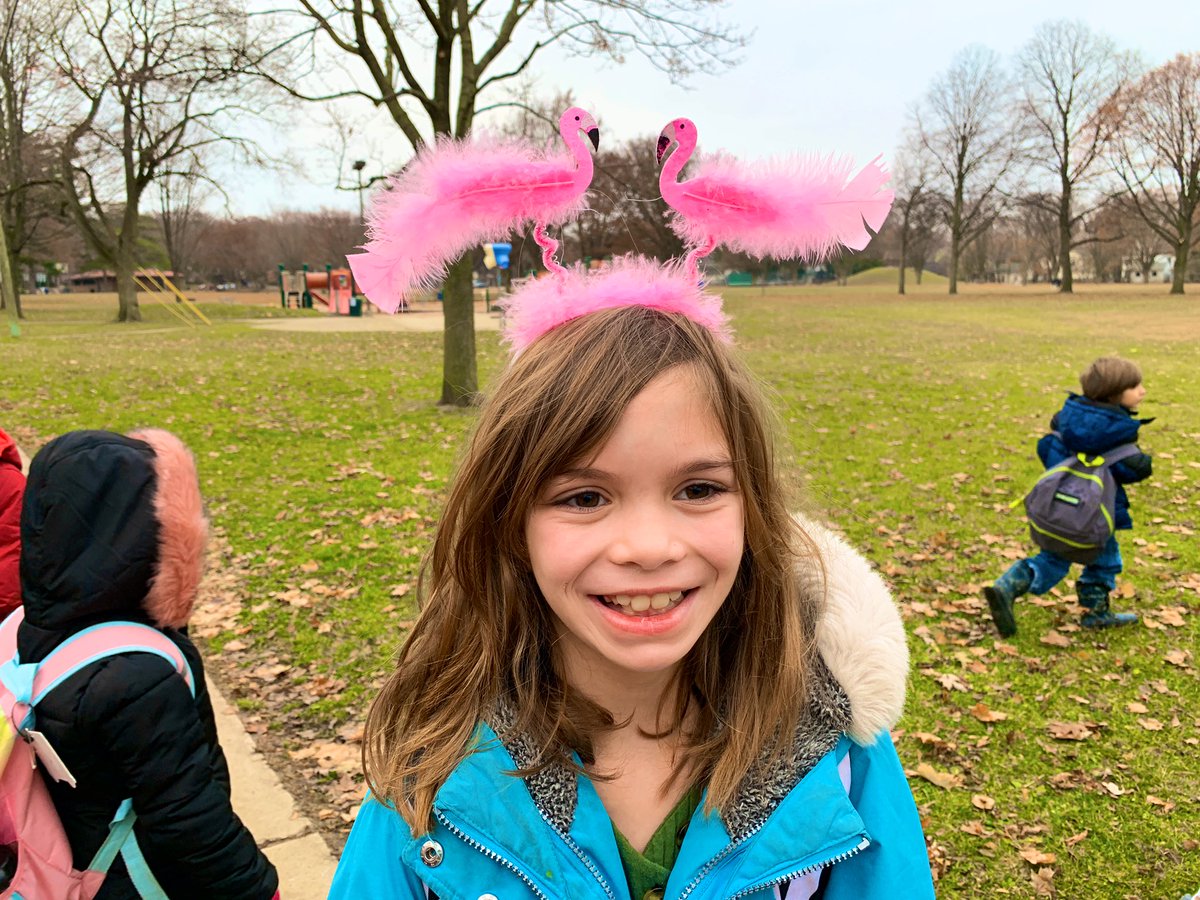 Nice pink flamingo hat! #A2Breakthrough