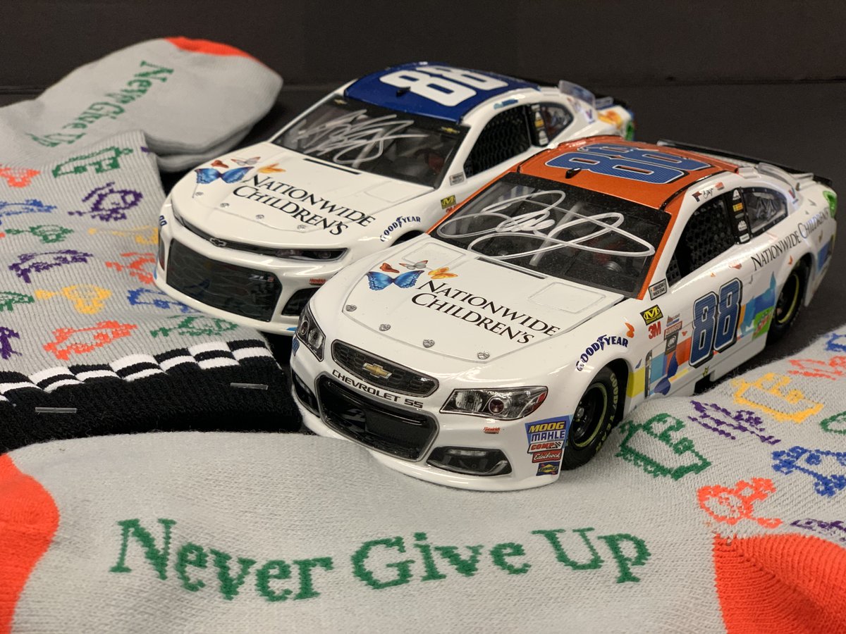 Retweet by 12/4 at 5pm for a chance to win Sock It to Childhood Cancer socks w/ signed @NationwideKids cars from <a href="/DaleJr/">Dale Earnhardt Jr.</a> &amp; @AlexBowman88. And remember, you can support @TDJF on this #GivingTuesday at sockittocc.com. #NW88Alex #NW88JR 

Rules: bit.ly/2y0075C