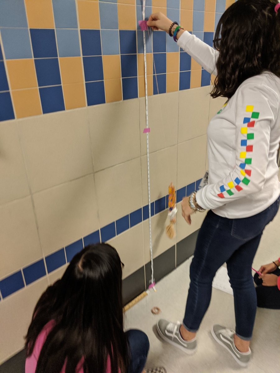 KateStockwell17's tweet photo. Students are collecting data in math to build a bungee jump for Barbie! @Apollo_JH @RISD_STEM4All #RISDsaysomething https://t.co/lmNek8rrab