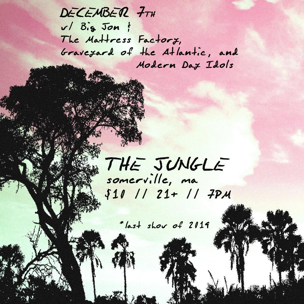 Escape the cold. Enter The Jungle. 🌸🌴 $10 // 21+ // 7PM 🌴🌸