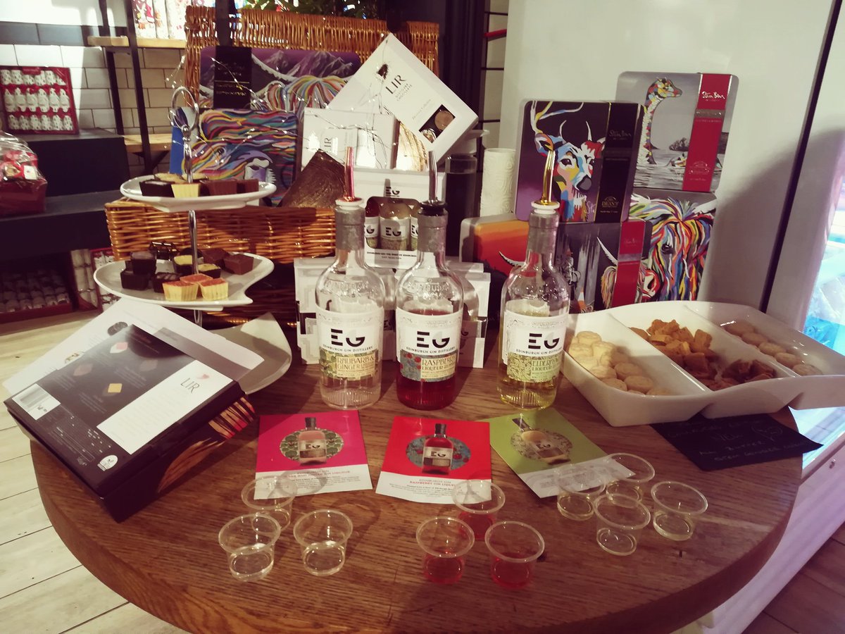 Oh baby it's cold outside... join us in the warmth of the delightful <a href="/Holliesfarmshop/">The Hollies</a> Tarporley and try our indulgent Edinburgh Gin, delicolious LIR Chocolates and the scrumptious Dean's Shortbread and Stem Ginger Cookies in the latest STEVEN BROWN COLLECTION gift tins