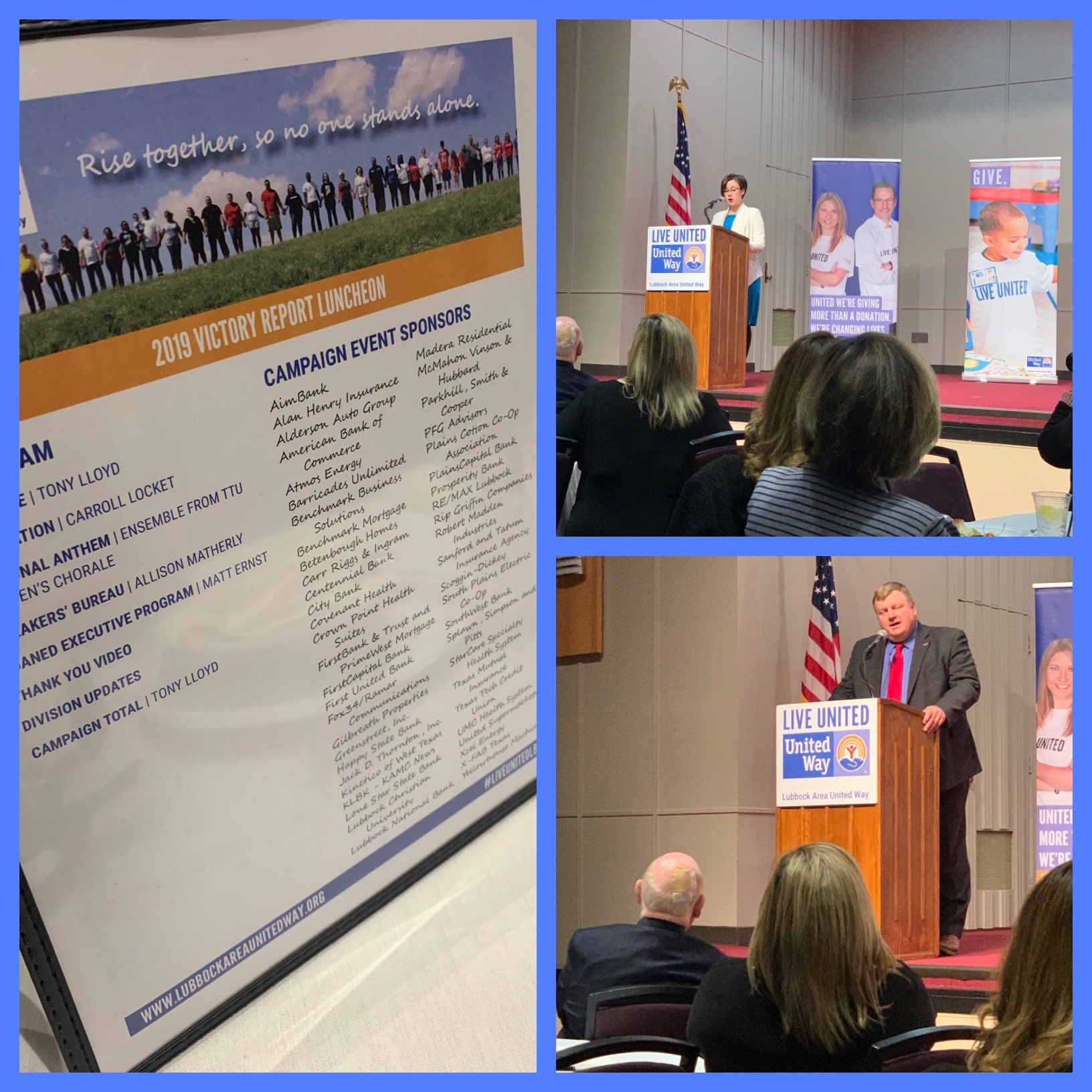 Sgt Steven Bergen On Twitter Getting The Ceremony Started Lbkunitedway Liveunited Lubbock Lubbockpd Community
