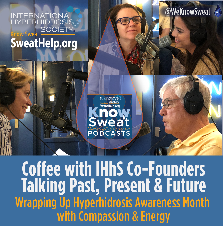 WeKnowSweat's tweet photo. Wrapping #HhAwarenessMonth & giving back for #GivingTuesday with a NEW #podcast episode on the #KnowSweatPodcasts!
If you’ve been dismissed on your search for #ExcessiveSweating care, guests Dee Anna Glaser, MD & David M. Pariser, MD are on your side: https://t.co/It8zNR19CL https://t.co/JUBqiAphB2