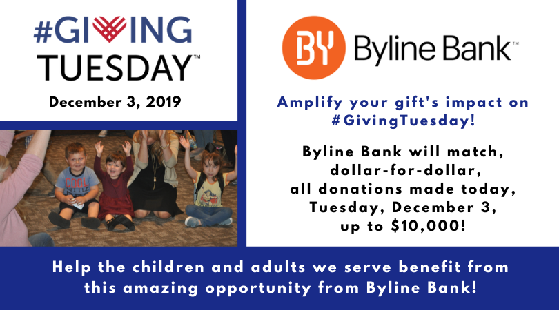 Oak-Leyden (@oakleyden) on Twitter photo Today is #GivingTuesday! Take advantage of <a href="/BylineBank/">Byline Bank</a>’s generous dollar-for-dollar #GivingTuesday match and an additional $175 match for gifts of that size or larger from The Coleman Foundation! Give now: oak-leyden.org/get-involved/d… Today is #GivingTuesday! Take advantage of <a href="/BylineBank/">Byline Bank</a>’s generous dollar-for-dollar #GivingTuesday match and an additional $175 match for gifts of that size or larger from The Coleman Foundation! Give now: oak-leyden.org/get-involved/d…
