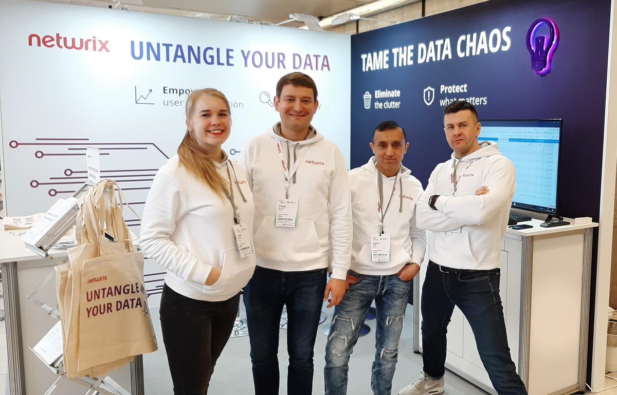 Enjoying #ESPC19? Stop by booth #15 to chat with these great folks and learn more about Netwrix #DataClassification