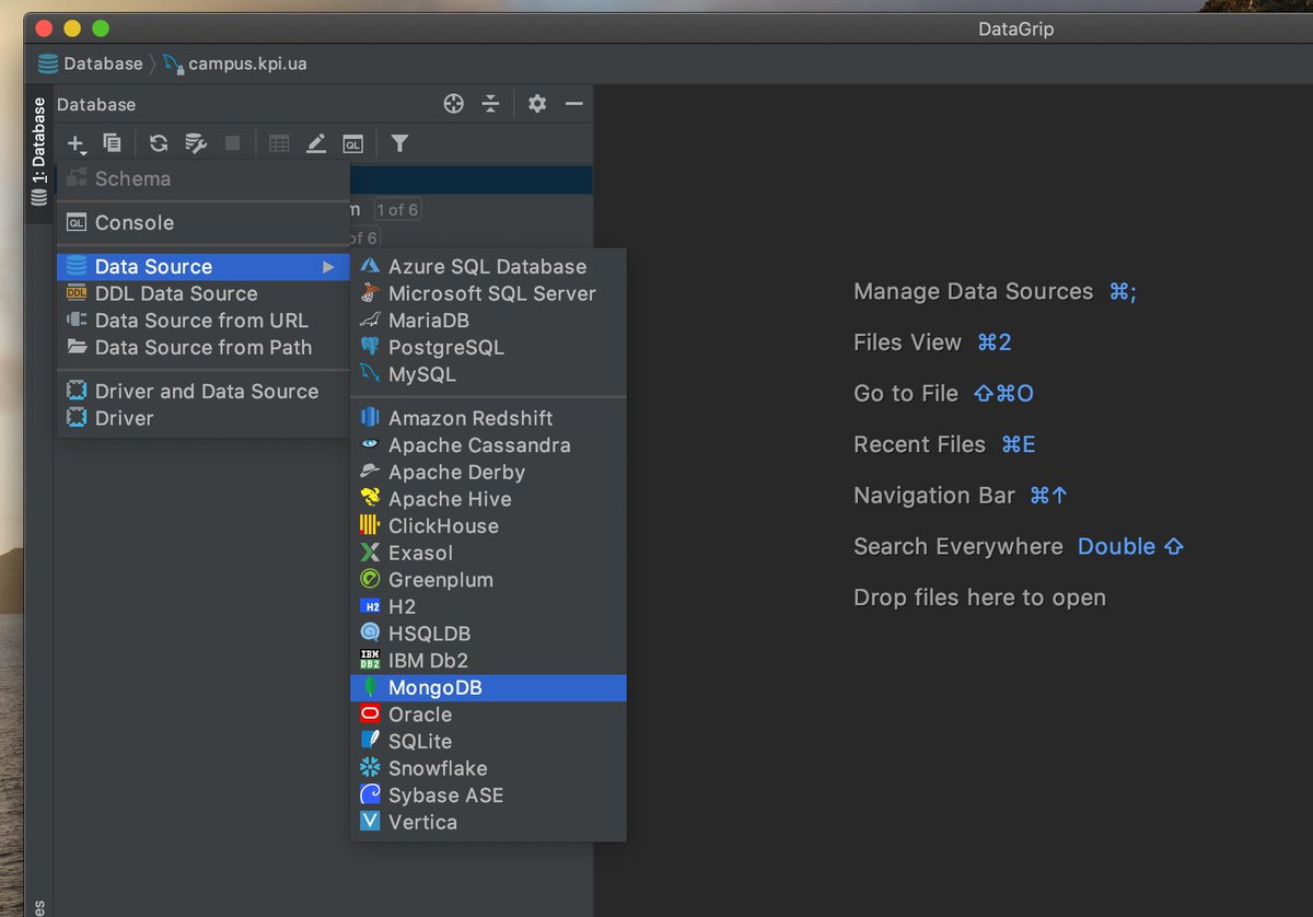 datagrip mongodb datagrip mongodb